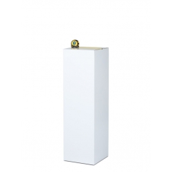 Peana de cartón blanca