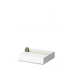 Window display plinth, white