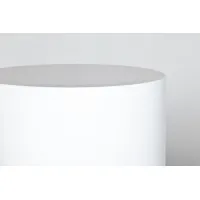 Peana blanca redonda