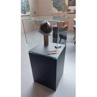 Combinación peana + urna + illuminación LED