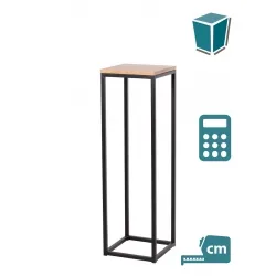 Peana de acero industrial