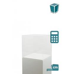 Urna vitrina de metacrilato