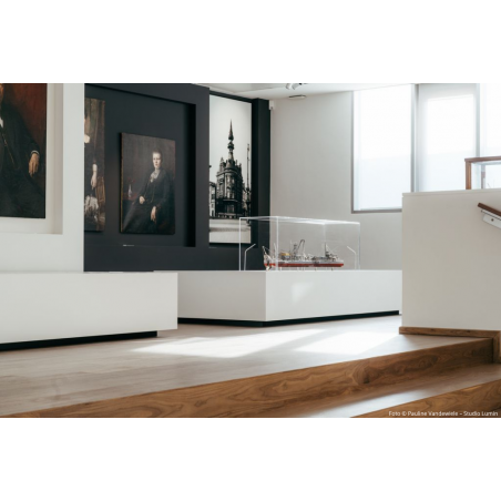 Urna vitrina de metacrilato