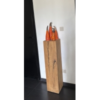 Peana de madera de roble