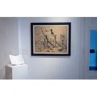Urna vitrina de metacrilato