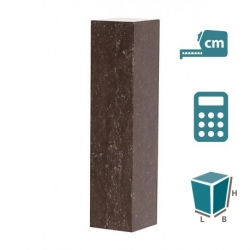 Sockel Belgischer Hartstein, poliert, auf Gehrung (hohl), nach maÃŸ