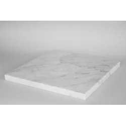Parte superior con marmol blanco (Carrara, 20 mm), 40 x 40 cm