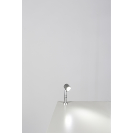 LED-Spot, Type 9 low model, 1W, Silver (inclusief stroomkabel)