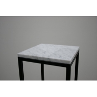 Parte superior con marmol blanco (Carrara, 20 mm), 40 x 40 cm