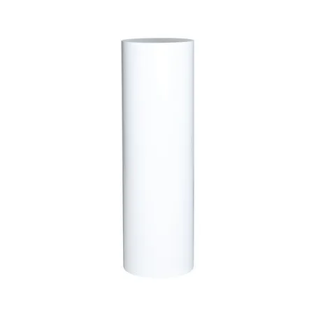 Peana blanca redonda