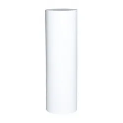 Peana blanca redonda