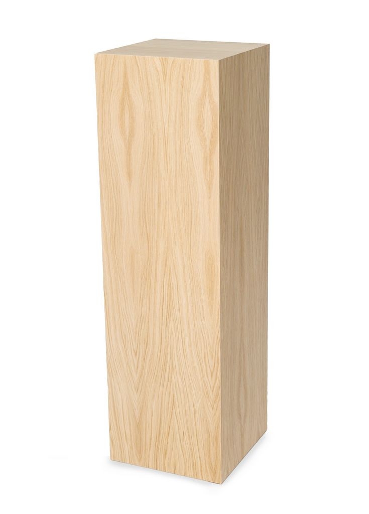 Peana de madera de roble chapado