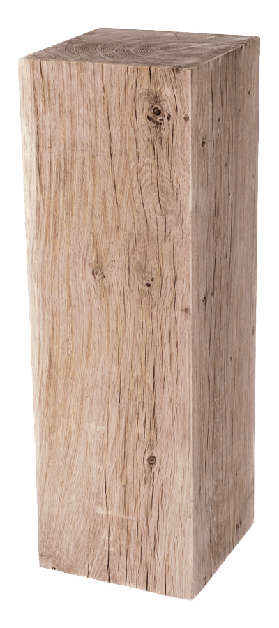 Peana de Madera Maciza 210 x 105 mm